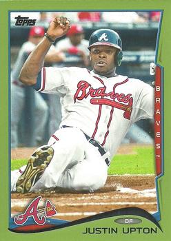 2014 Topps - Green #229 Justin Upton Front