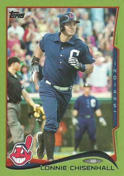 2014 Topps - Green #317 Lonnie Chisenhall Front