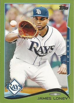 2014 Topps - Green #328 James Loney Front