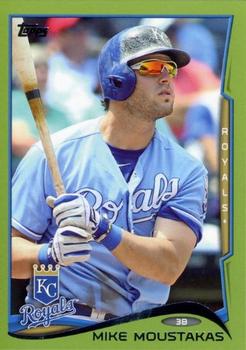 2014 Topps - Green #341 Mike Moustakas Front