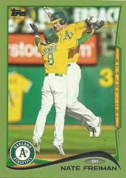 2014 Topps - Green #343 Nate Freiman Front