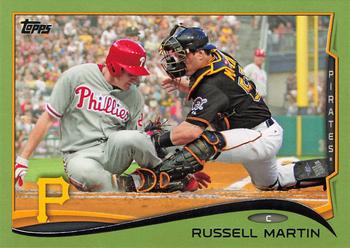 2014 Topps - Green #360 Russell Martin Front