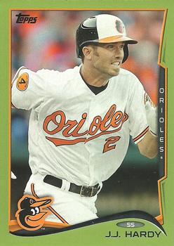 2014 Topps - Green #377 J.J. Hardy Front