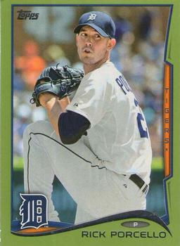 2014 Topps - Green #384 Rick Porcello Front