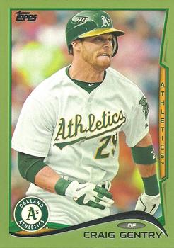 2014 Topps - Green #477 Craig Gentry Front