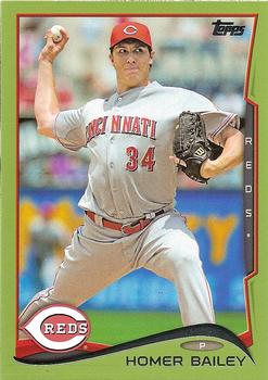 2014 Topps - Green #505 Homer Bailey Front