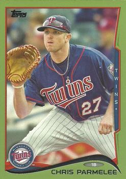 2014 Topps - Green #518 Chris Parmelee Front