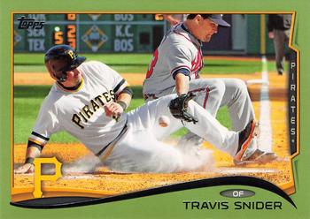2014 Topps - Green #527 Travis Snider Front