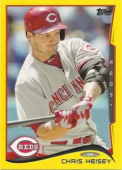 2014 Topps - Yellow #23 Chris Heisey Front