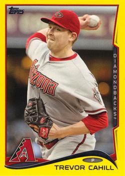 2014 Topps - Yellow #35 Trevor Cahill Front