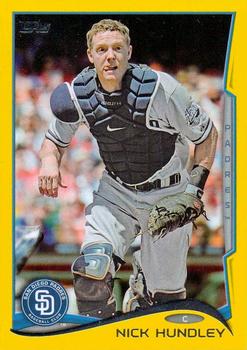 2014 Topps - Yellow #37 Nick Hundley Front