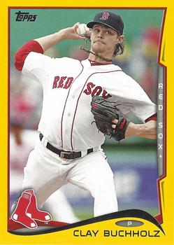 2014 Topps - Yellow #53 Clay Buchholz Front