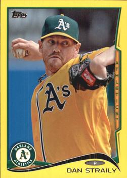 2014 Topps - Yellow #58 Dan Straily Front