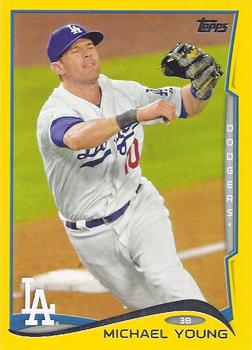 2014 Topps - Yellow #72 Michael Young Front