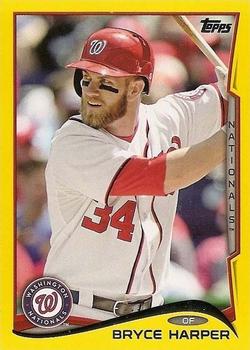 2014 Topps - Yellow #100 Bryce Harper Front