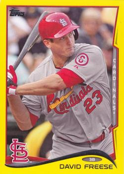 2014 Topps - Yellow #109 David Freese Front