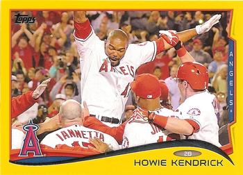 2014 Topps - Yellow #185 Howie Kendrick Front