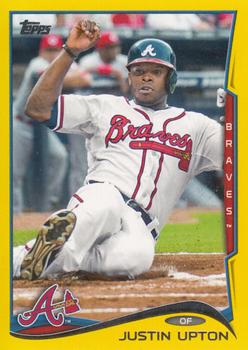2014 Topps - Yellow #229 Justin Upton Front