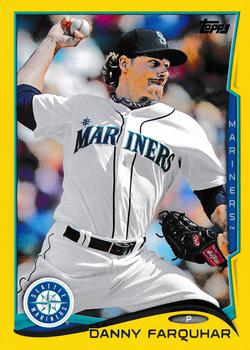 2014 Topps - Yellow #244 Danny Farquhar Front