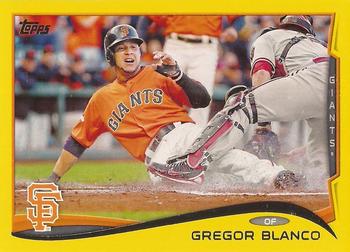 2014 Topps - Yellow #270 Gregor Blanco Front