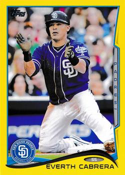2014 Topps - Yellow #280 Everth Cabrera Front