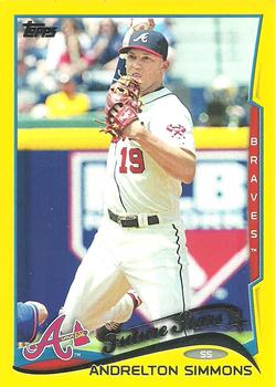 2014 Topps - Yellow #283 Andrelton Simmons Front