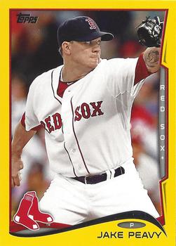 2014 Topps - Yellow #307 Jake Peavy Front