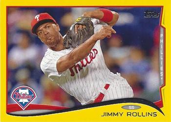 2014 Topps - Yellow #312 Jimmy Rollins Front