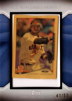 2014 Topps - Silk Collection #NNO Brandon Crawford Front