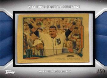 2014 Topps - Silk Collection #NNO Miguel Cabrera Front