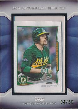 2014 Topps - Silk Collection #NNO Jed Lowrie Front