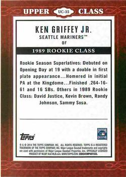 2014 Topps - Upper Class #UC-35 Ken Griffey Jr. Back