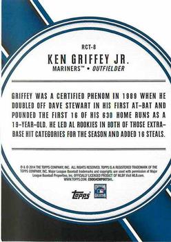 2014 Topps - All Rookie Cup #RCT-8 Ken Griffey Jr. Back