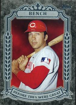 2014 Topps - Before They Were Great #BG-1 Johnny Bench Front