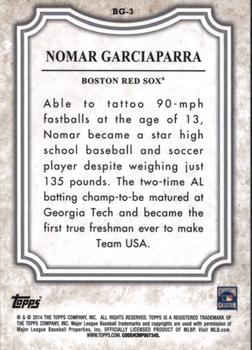 2014 Topps - Before They Were Great #BG-3 Nomar Garciaparra Back