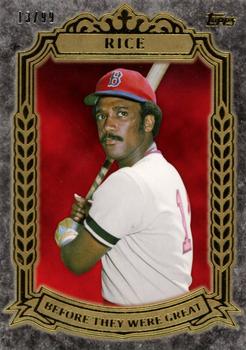 2014 Topps - Before They Were Great Gold #BG-17 Jim Rice Front