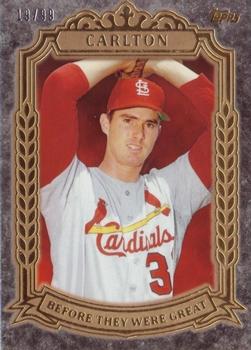 2014 Topps - Before They Were Great Gold #BG-21 Steve Carlton Front