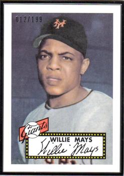 2014 Topps - Rookie Reprints Framed Black #261 Willie Mays Front