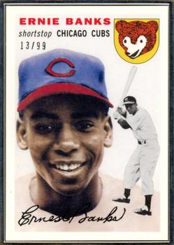 2014 Topps - Rookie Reprints Framed Silver #94 Ernie Banks Front