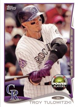 2014 Topps - Power Players #PP-4 Troy Tulowitzki Front