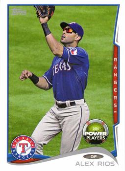 2014 Topps - Power Players #PP-8 Alex Rios Front