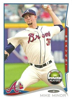 2014 Topps - Power Players #PP-23 Mike Minor Front