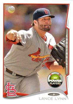 2014 Topps - Power Players #PP-25 Lance Lynn Front