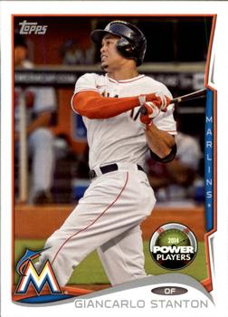 2014 Topps - Power Players #PP-28 Giancarlo Stanton Front