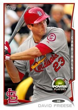 2014 Topps - Power Players #PP-35 David Freese Front