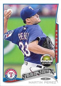 2014 Topps - Power Players #PP-36 Martin Perez Front