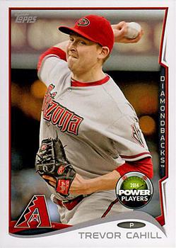 2014 Topps - Power Players #PP-43 Trevor Cahill Front