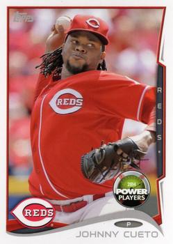 2014 Topps - Power Players #PP-45 Johnny Cueto Front