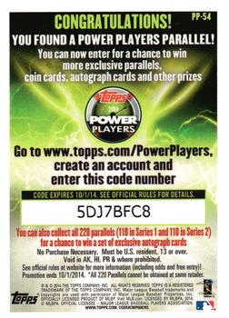 2014 Topps - Power Players #PP-54 Ryan Howard Back