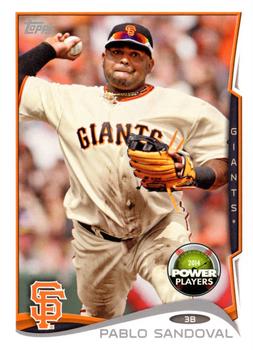 2014 Topps - Power Players #PP-62 Pablo Sandoval Front